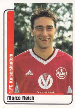 Marco Reich / 1.FC Kaiserslautern / Panini Bundesliga 1999 / Basis Bild / Nr. 27