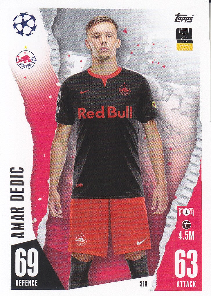Amar Dedic / FC Salzburg / Topps Champions League 2023 / Basis Karte / Nr.318