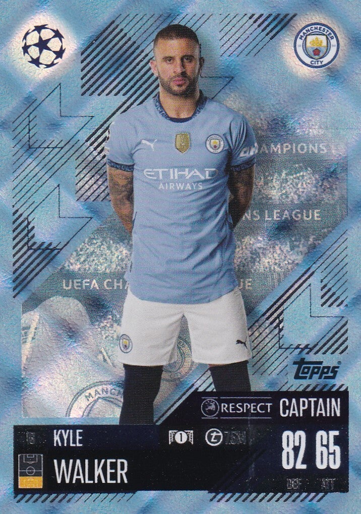 Kyle Walker - Manchester City - Topps Champions League 2024 - Captain Chrystal - Nr. 16