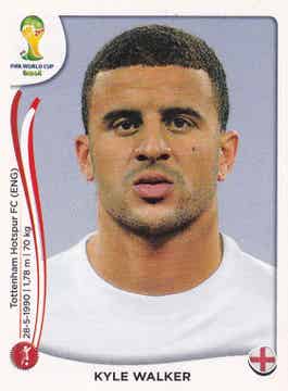 Kyle Walker / England / Panini WM 2014 / Basis Bild / Nr. 305
