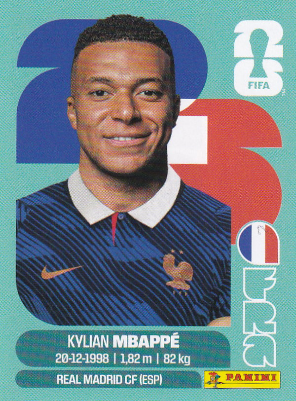 Kylian Mbappe - Frankreich - Panini WM 2026 - Basis Bild - FRA20