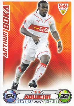 Arthur Boka / VFB Stuttgart / Topps Match Attax 2009 / Basis Karte / Nr.295