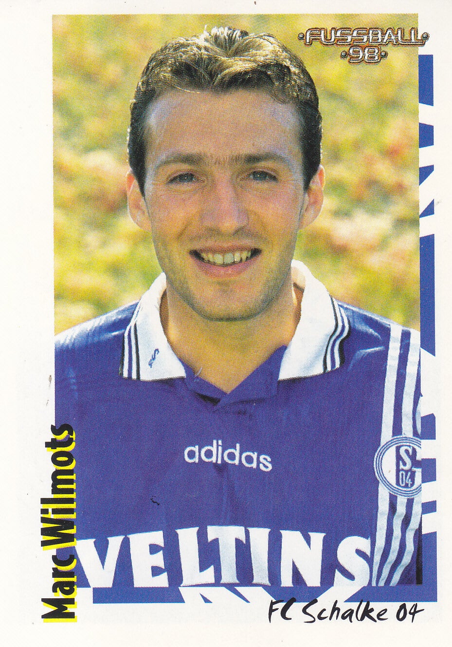 Marc Wilmots - FC Schalke 04 - Panini Bundesliga 1998 - Basis Bild - Nr. 322