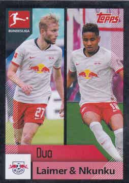 Laimer & Nkunku / RB Leipzig / Topps Bundesliga 2020 / Sonderbild Duo / Nr. 226