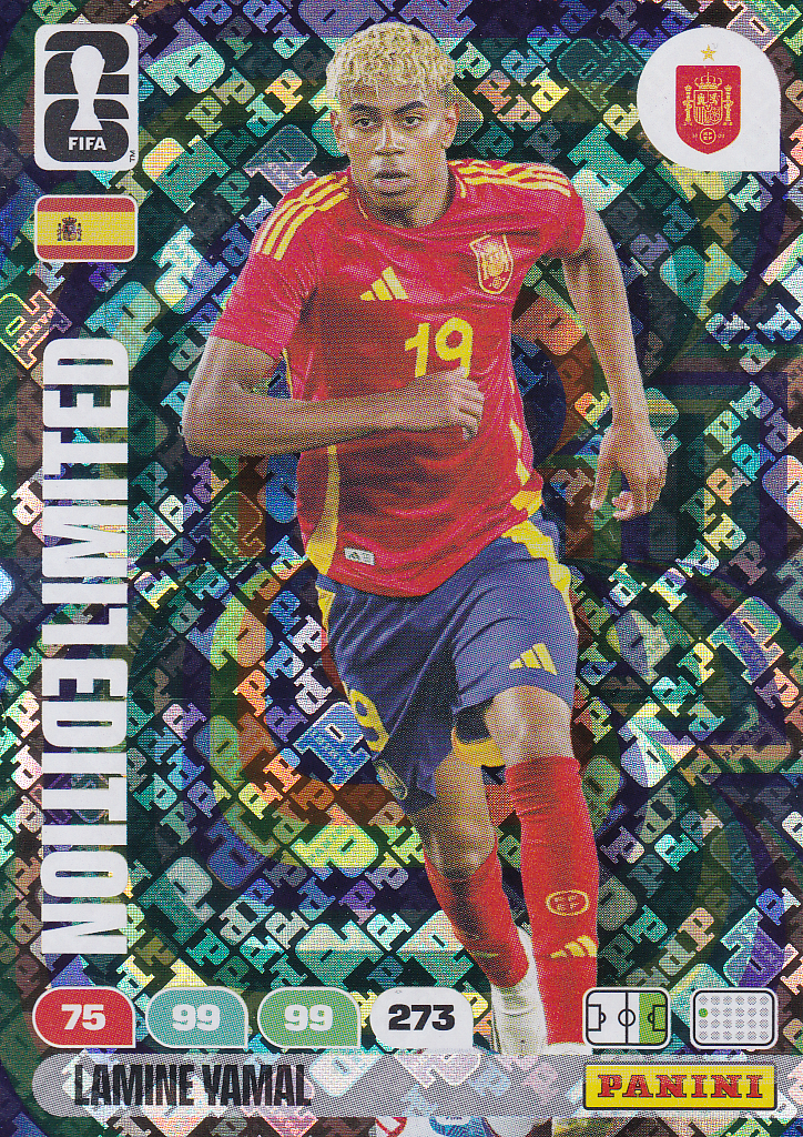 Lamine Yamal - Spanien - Panini WM 2026 - Limited Holo - Nr.LEH-LY
