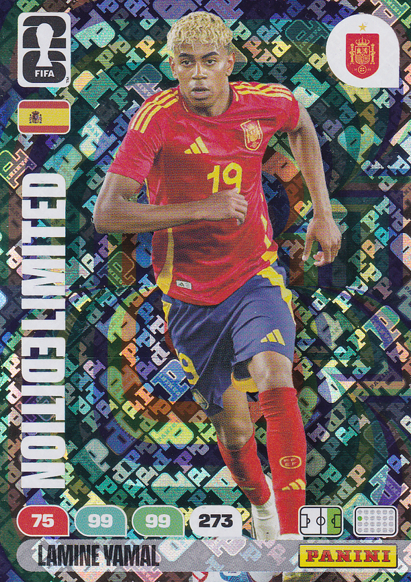 Lamine Yamal - Spanien - Panini WM 2026 - Limited Holo - Nr.LEH-LY