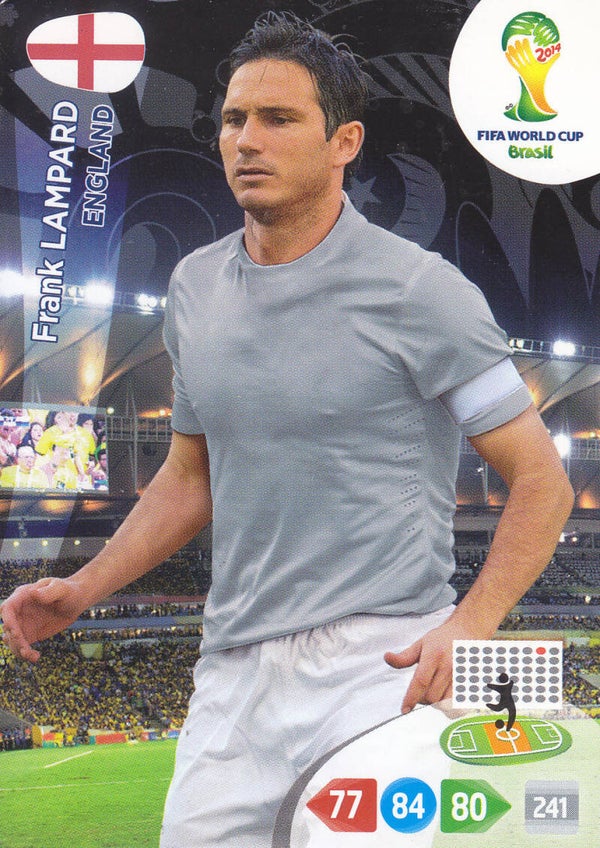 Frank Lampard / England / Panini Fifa World Cup Brazil 2014 / Basis Karte / Nr. 134