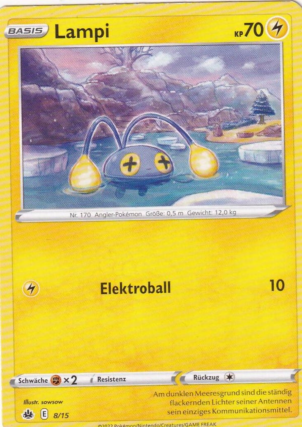 Lampi / Pokemon / McDonalds 2022 / Basis Karte / Nr. 8/15