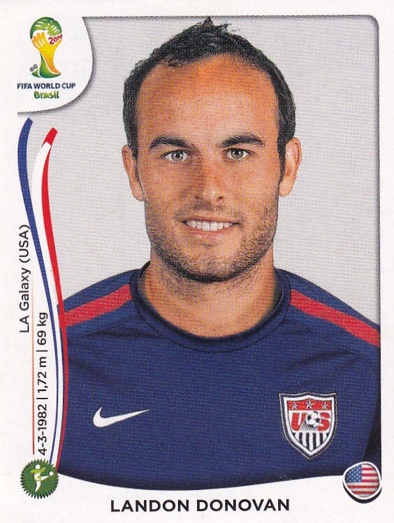 Landon Donovan - USA - Panini WM 2014 - Basis Bild - Nr. 561