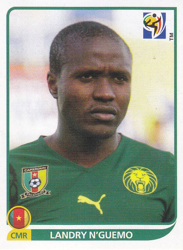 Landry N'Guemo / Kamerun / Panini WM 2010 / Basis Bild / Nr.404