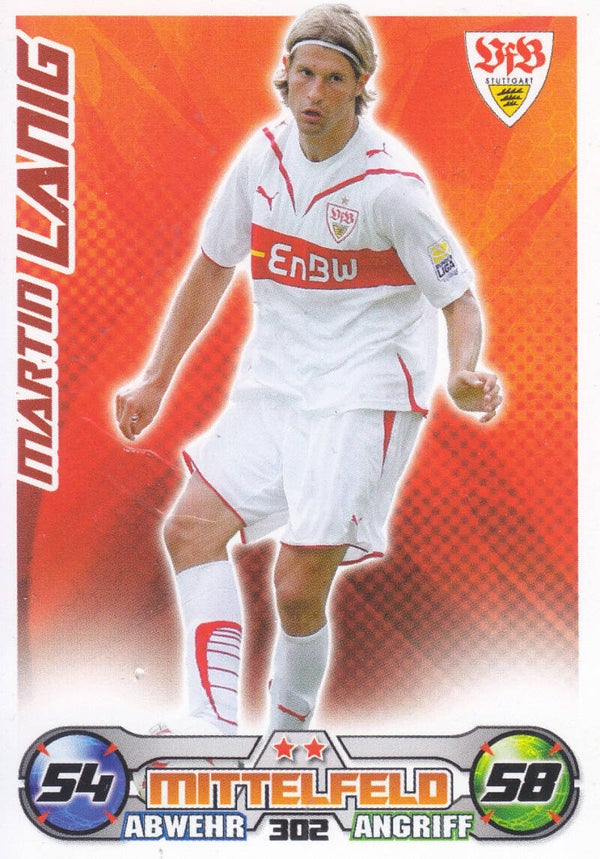 Martin Lanig / VFB Stuttgart / Topps Match Attax 2009 / Basis Karte / Nr.302