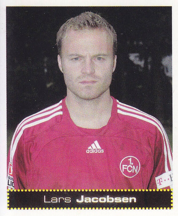 Lars Jacobsen / 1.FC Nürnberg / Panini Bundesliga 2007 / Basis Bild / Nr. 369