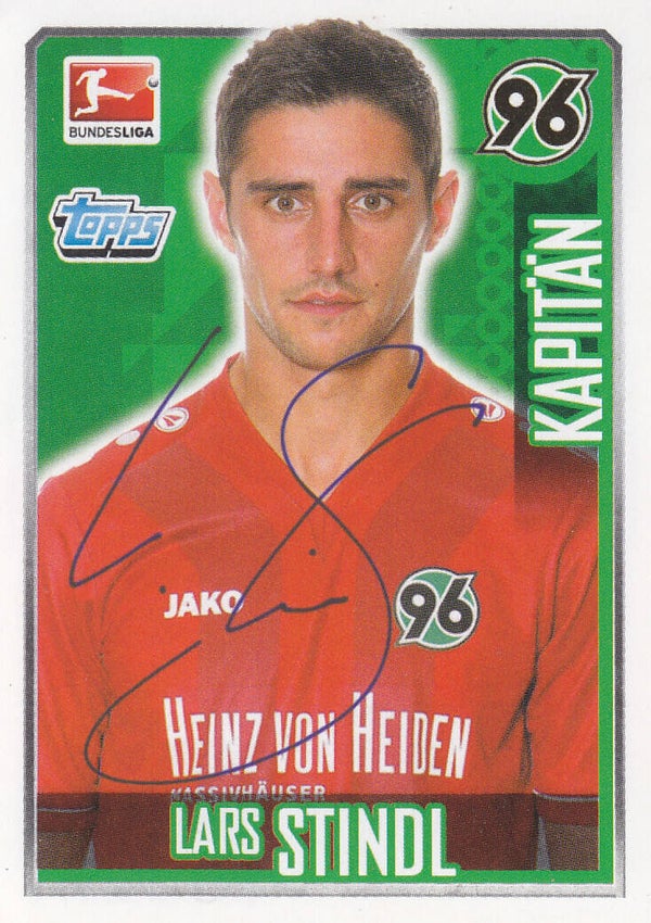 Lars Stindl / Hannover 96 / Topps Bundesliga 2014 / Basis Bild / Nr.120