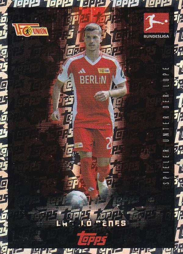 Laszlo Benes - 1.FC Union Berlin - Topps Bundesliga 2024 - Spieler unter der Lupe - Nr. 53