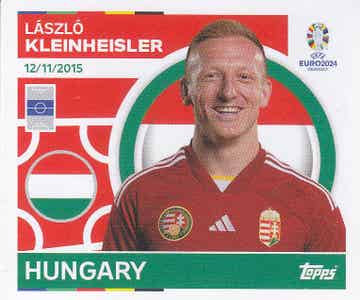 Laszlo Kleinheisler / Ungarn / Topps EM 2024 / Basis Bild / Nr. HUN 16