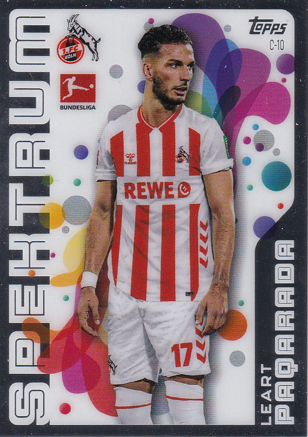 Leart Paqarada - 1.FC Köln - Topps Match Attax 2025 - Chrome Spektrum - Nr. C-10