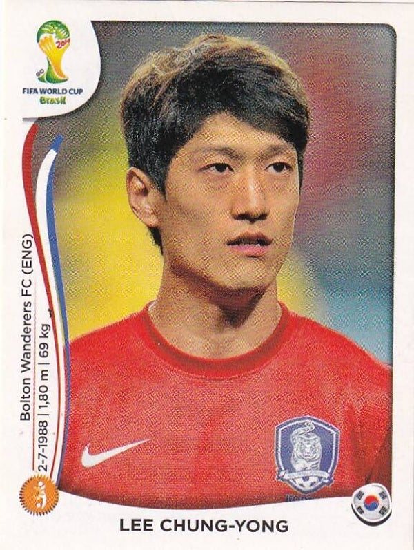 Lee Chung-Yong / Südkorea / Panini WM 2014 / Basis Bild / Nr. 631