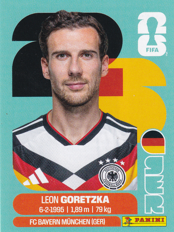 Leon Goretzka - Deutschland - Panini WM 2026 - Basis Bild - GER14