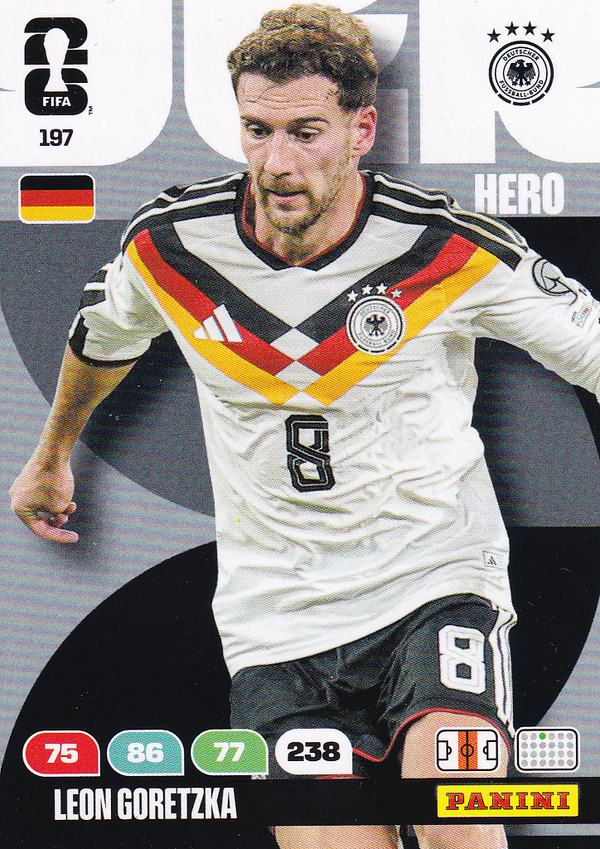 Leon Goretzka - Deutschland - Panini WM 2026 - Hero - Nr. 197