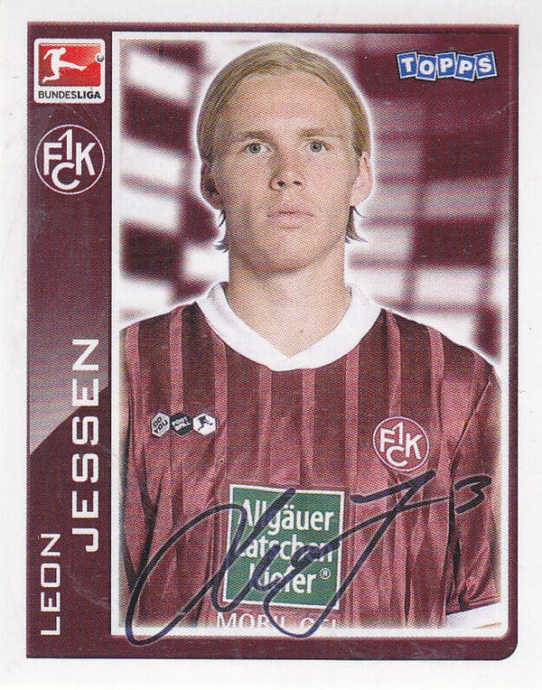 Leon Jessen / 1.FC Kaiserslautern / Topps Bundesliga 2010 / Bild Nr. 158