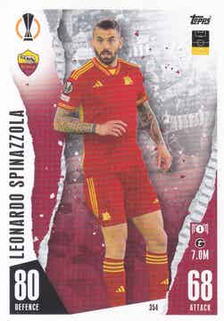 Leonardo Spinazzola / AS Rom / Topps Champions League 2023 / Basis Karte / Nr. 354