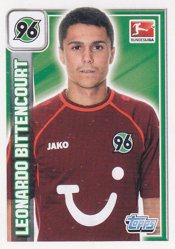 Leonardo Bittencourt / Hannover 96 / Topps Bundesliga 2013 / Basis Bild / Nr. 133