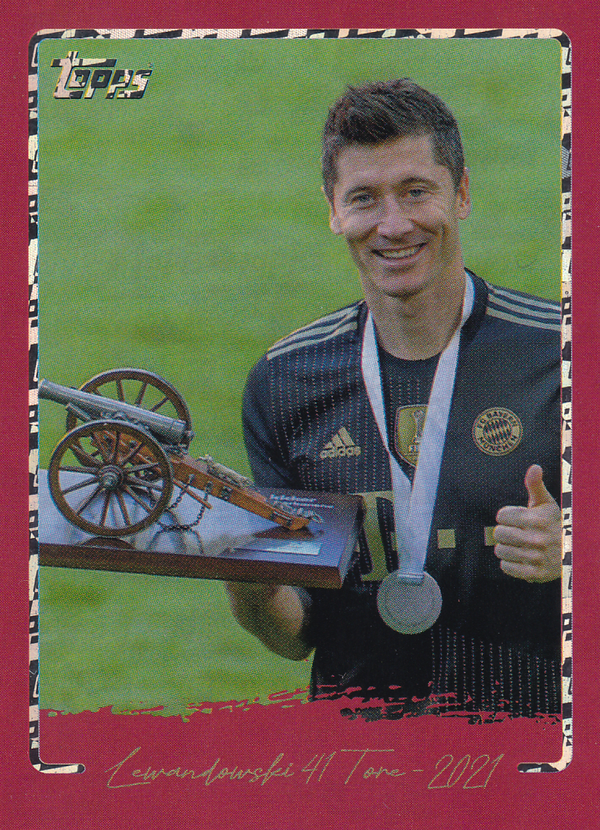 Lewandowski - FC Bayern München - Topps 125 Jahre FCB  - 41 Tore 2021 - Nr. 22
