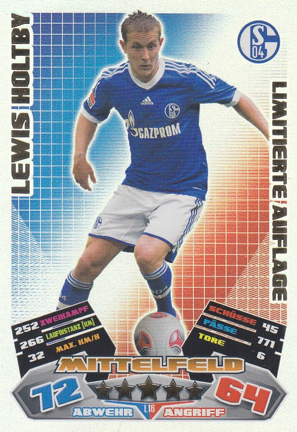 Lewis Holtby FC Schalke 04 Limitierte Auflage Nr. L16