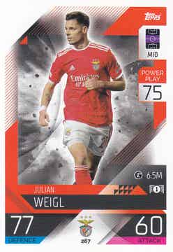 Julian Weigl / Benfica Lissabon / Topps Champions League 2022 / Basis Karte / Nr.267