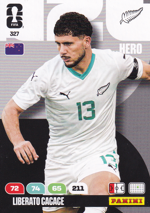 Liberato Cacace - Neuseeland - Panini WM 2026 - Hero - Nr. 327