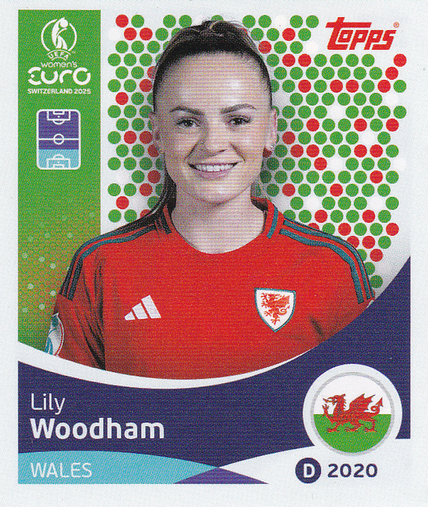 Lily Woodham - Wales - Topps Frauen EM 2025 - Basis Bild - Nr. 273