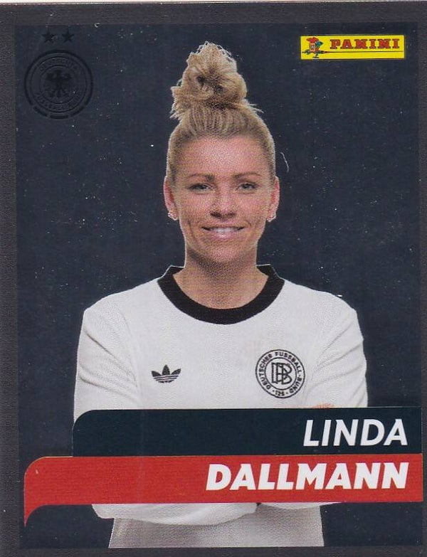 Linda Dallmann - Deutschland - Panini DFB 2025 - Fußballgeschichte - Glitzer - Nr. 147