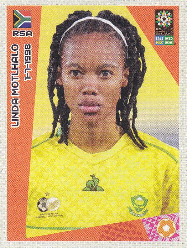 Linda Motlhalo - Südafrika - Panini Frauen WM 2023 - Basis Bild - Nr. 470