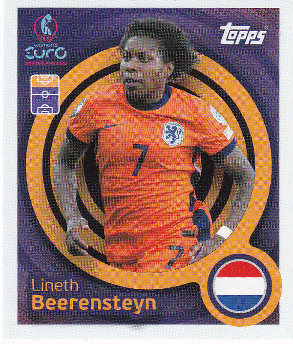 Lineth Beerensteyn - Holland - Topps Frauen EM 2025 - Basis Bild - Nr. 285