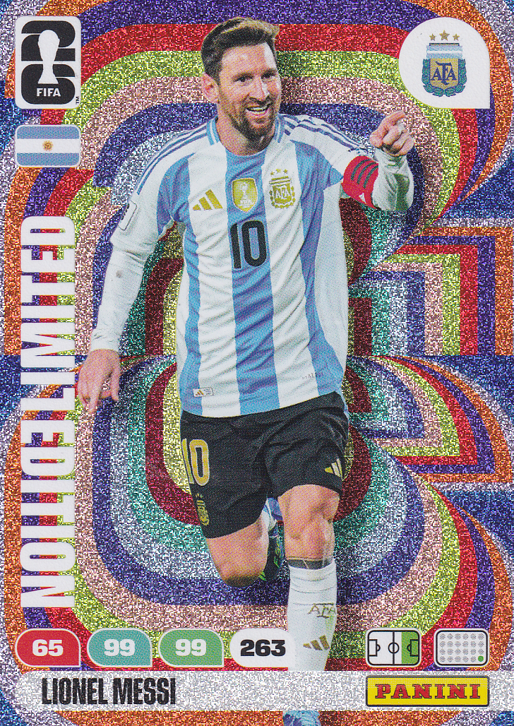 Lionel Messi - Argentinien - Panini WM 2026 - Limited Editon - Nr. LE-LM