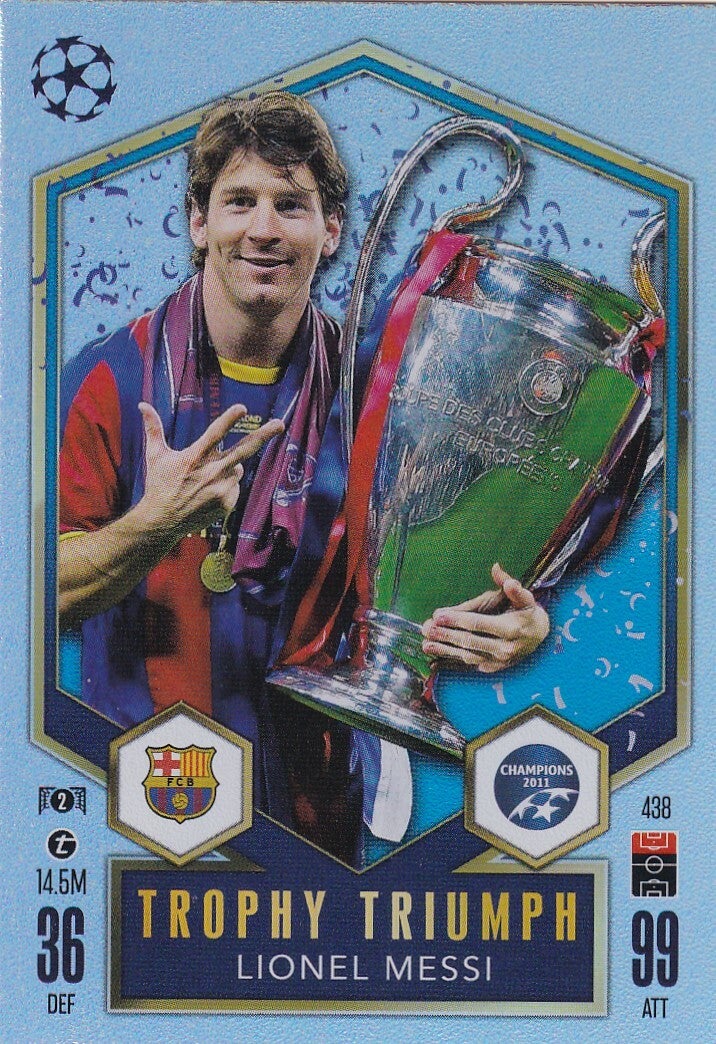 Lionel Messi - FC Barcelona - Topps Champions League 2024 - Trophy Triumph - Nr. 438