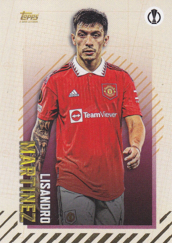 Lisandro Martinez / Manchester United / Topps Gold 2022 / Current Star / Nr. 57