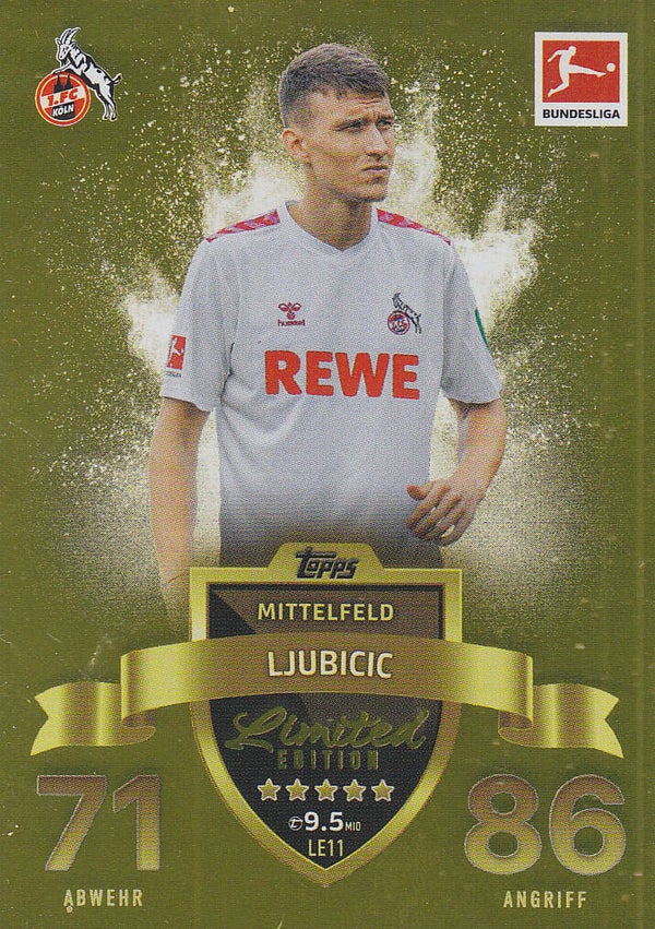 Dejan Ljubicic / 1.FC Köln / Topps Match Attax 2023 / limited Edition / Nr.LE11
