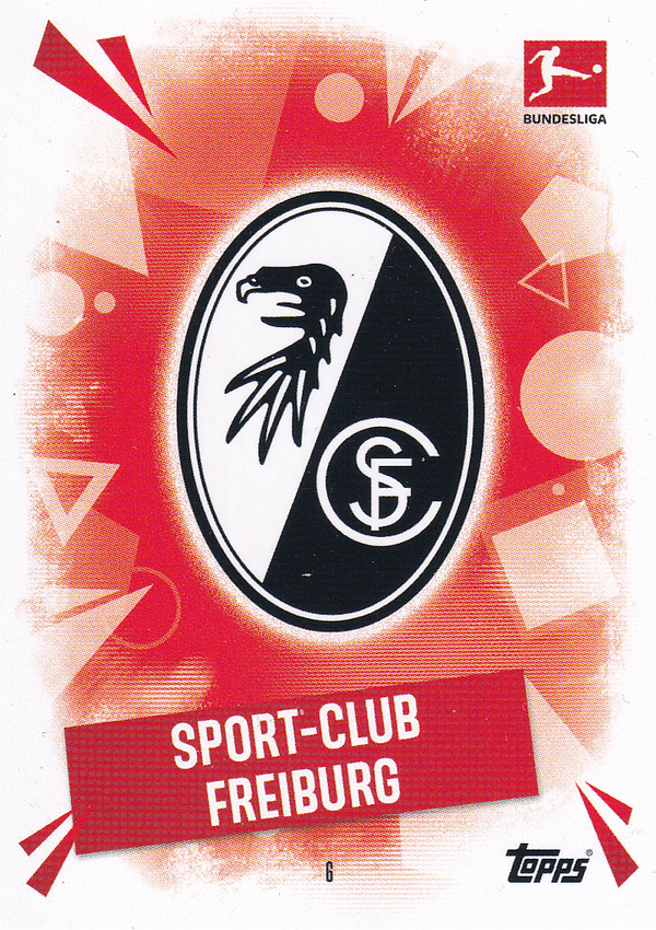 SC Freiburg - Topps Match Attax 2025 - Vereinslogo - Nr. 6