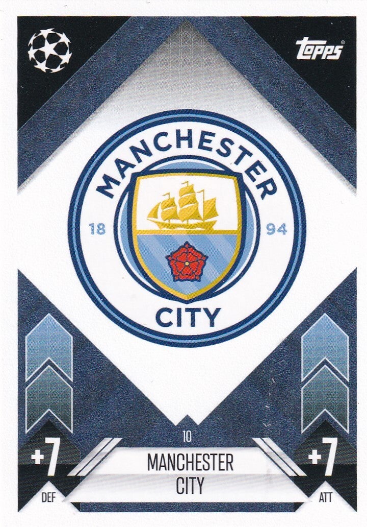 Manchester City - Topps Champions League 2024 - Vereinslogo - Nr. 10