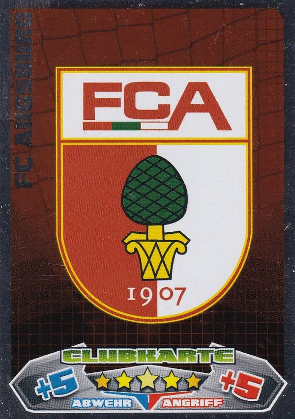 FC Augsburg / Topps Match Attax 2012 / Vereinslogo / Nr. 1