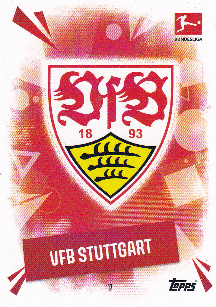 VFB Stuttgart - Topps Match Attax 2025 - Vereinslogo - Nr. 17