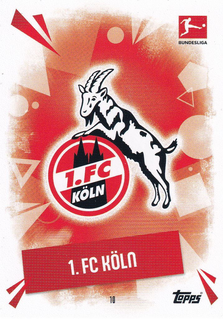 1.FC Köln - Topps Match Attax 2025 - Vereinslogo - Nr. 10
