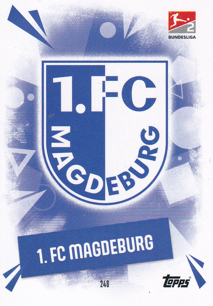 1.FC Magdeburg - Topps Match Attax 2025 - Vereinslogo - Nr. 248