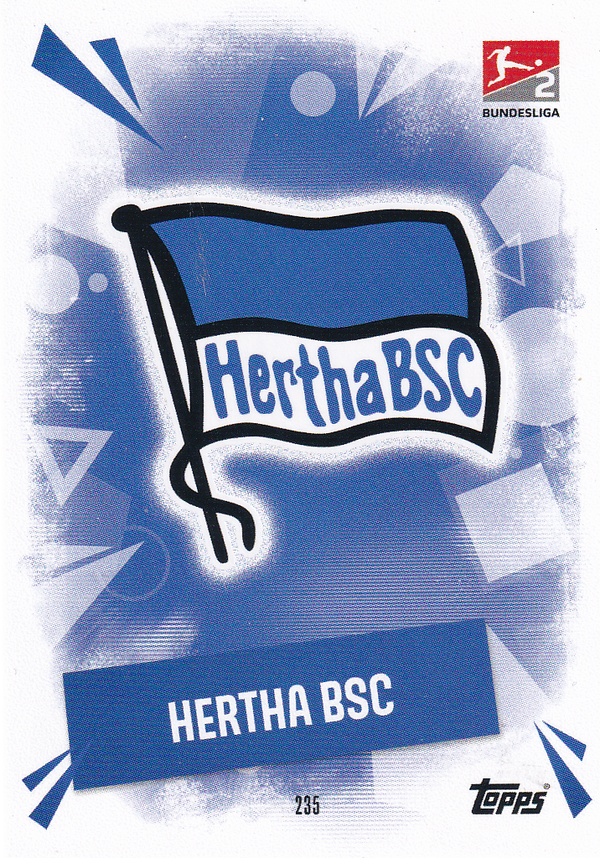 Hertha BSC Berlin - Topps Match Attax 2025 - Vereinslogo - Nr. 235