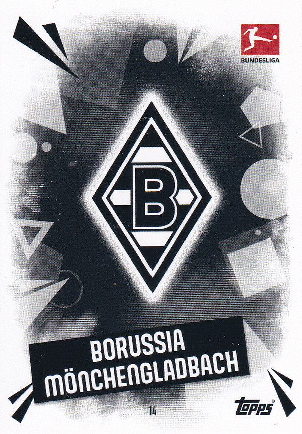 Borussia Mönchengladbach - Topps Match Attax 2025 - Vereinslogo - Nr. 14