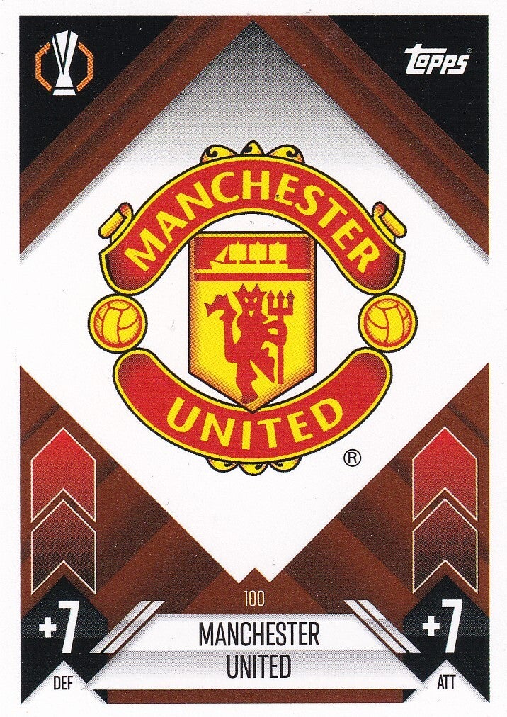 Manchester United / Topps Champions League 2024 / Vereinslogo / Nr. 100