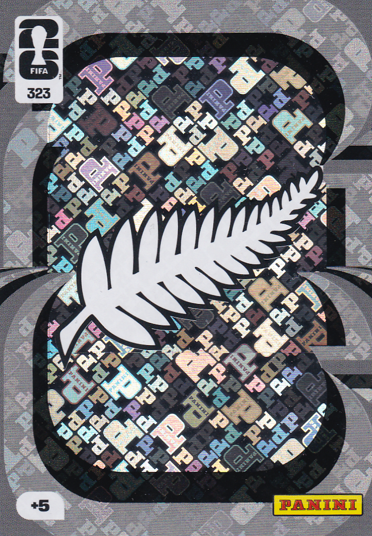 Neuseeland - Panini WM 2026 - Vereinslogo Glitzer - Nr. 323