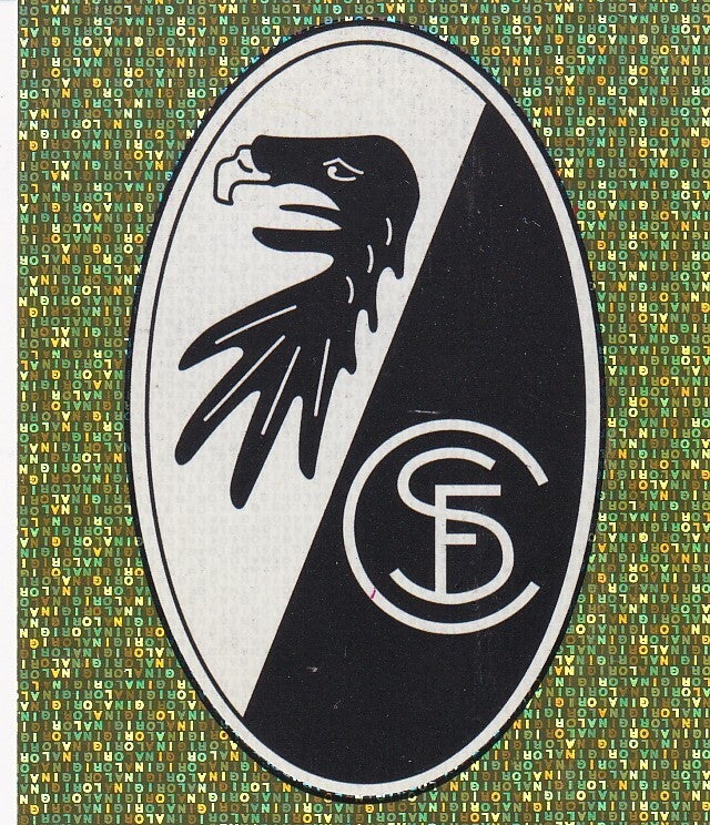 SC Freiburg / Panini Bundesliga 2003 / Vereinslogo Gold / Nr. 139
