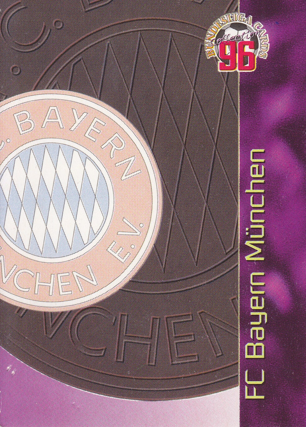 FC Bayern München / Panini Bundesliga 1996 / Vereinslogo / Nr. 13